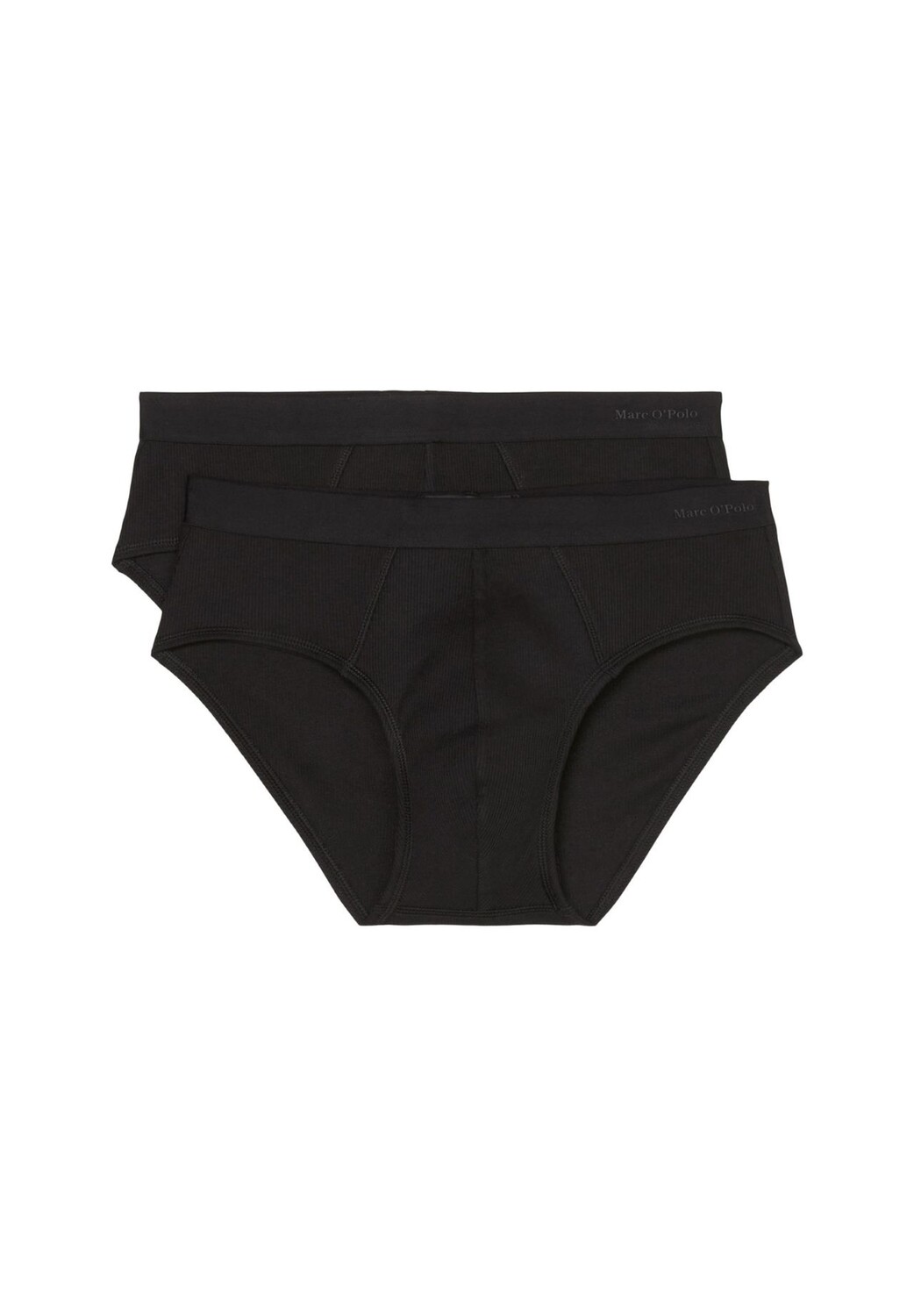 Трусы / трусы в упаковке из 2 шт. Iconic Rib из органического хлопка Marc O'Polo, черный 
Трусы / трусы в упаковке из 2 шт. Iconic Rib из органического хлопка Marc O'Polo, черный