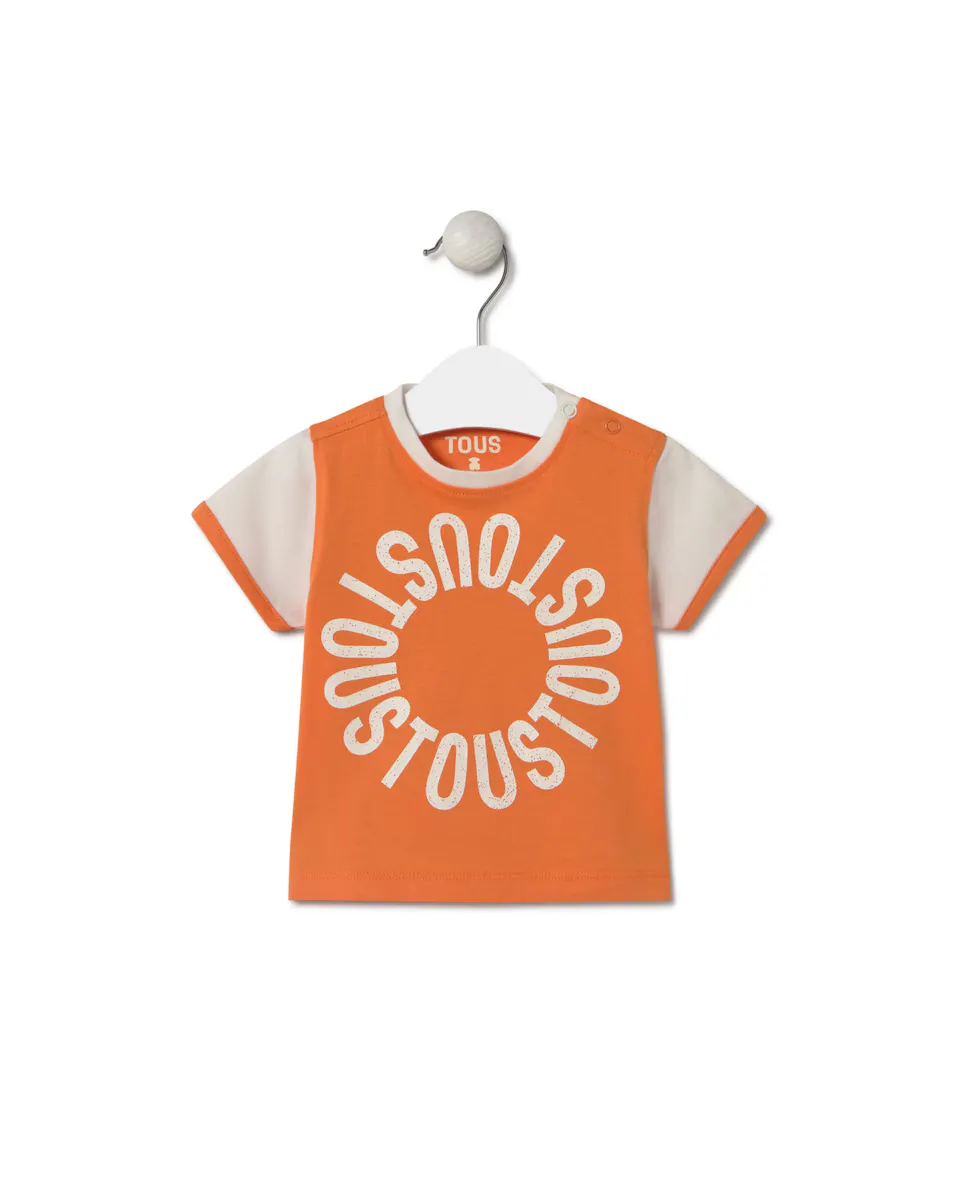 Футболка из хлопка с круглым логотипом Tous, оранжевый
Футболка из хлопка с круглым логотипом Tous, оранжевый