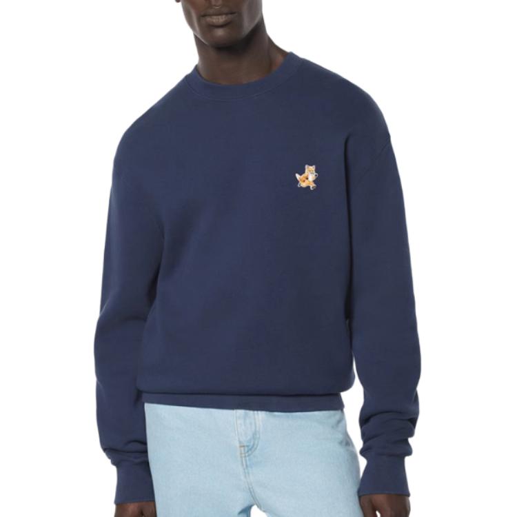 Свитшот Maison Kitsuné Speedy Fox patch Maison Kitsune, синий
Свитшот Maison Kitsuné Speedy Fox patch Maison Kitsune, синий