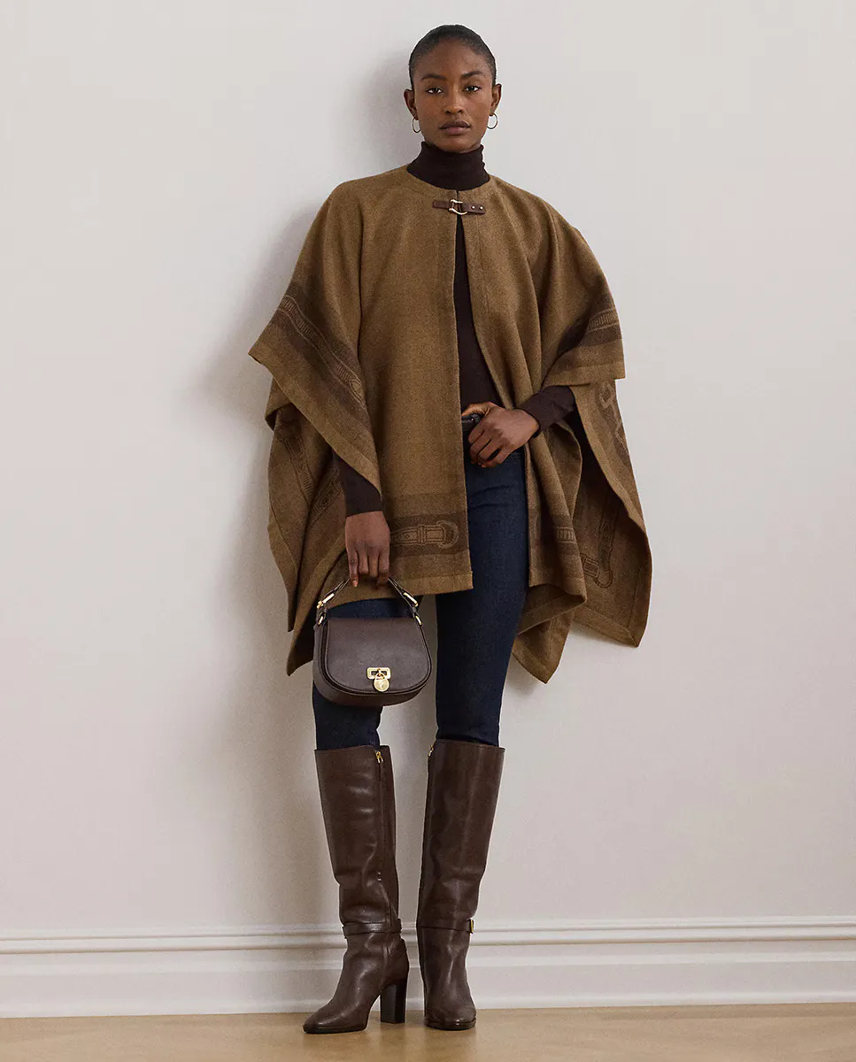 Женское шерстяное пончо с разрезом спереди Lauren Ralph Lauren, светло-коричневый
Женское шерстяное пончо с разрезом спереди Lauren Ralph Lauren, светло-коричневый