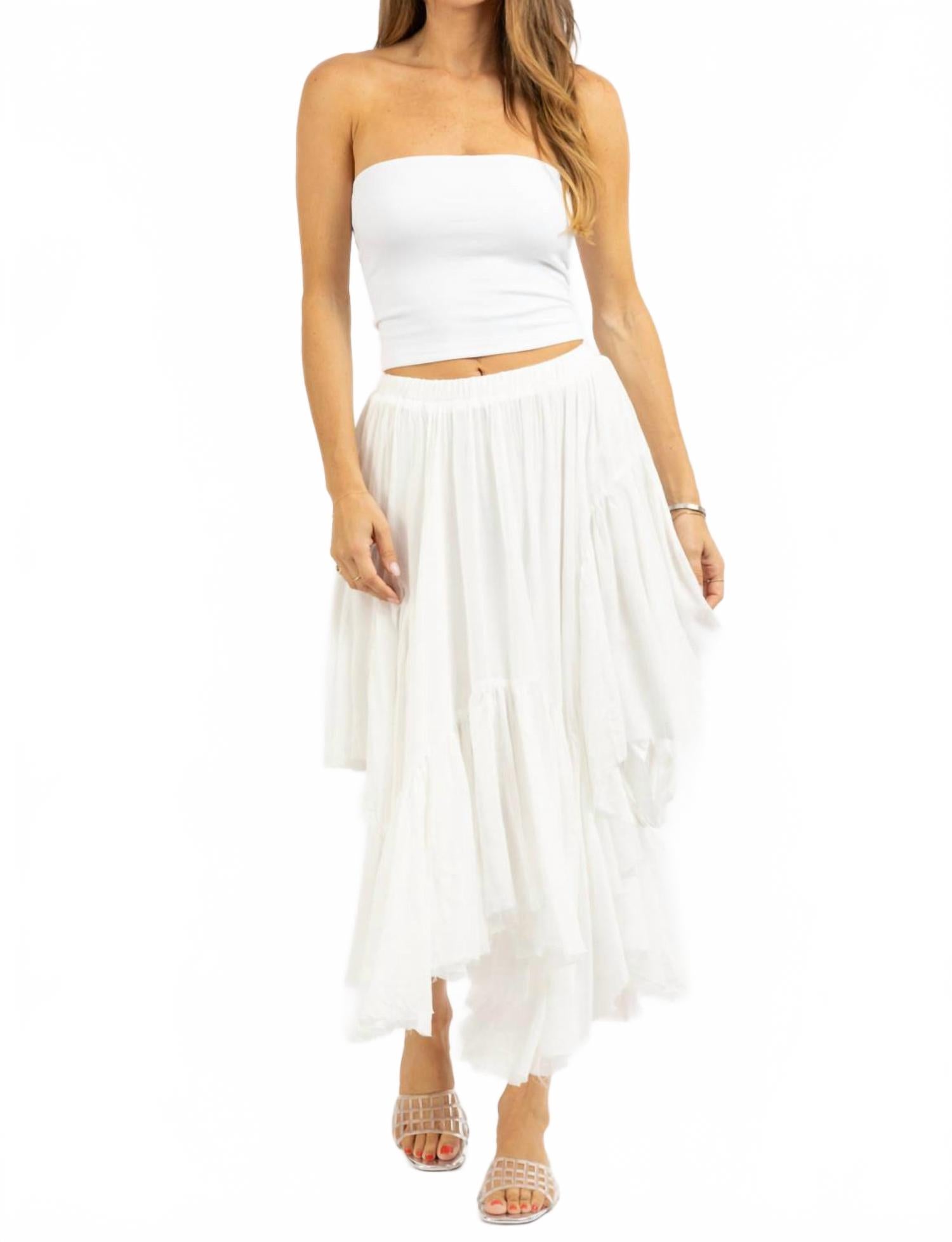 Санта Мария макси-юбка в белом Et Clet
Санта Мария макси-юбка в белом Et Clet