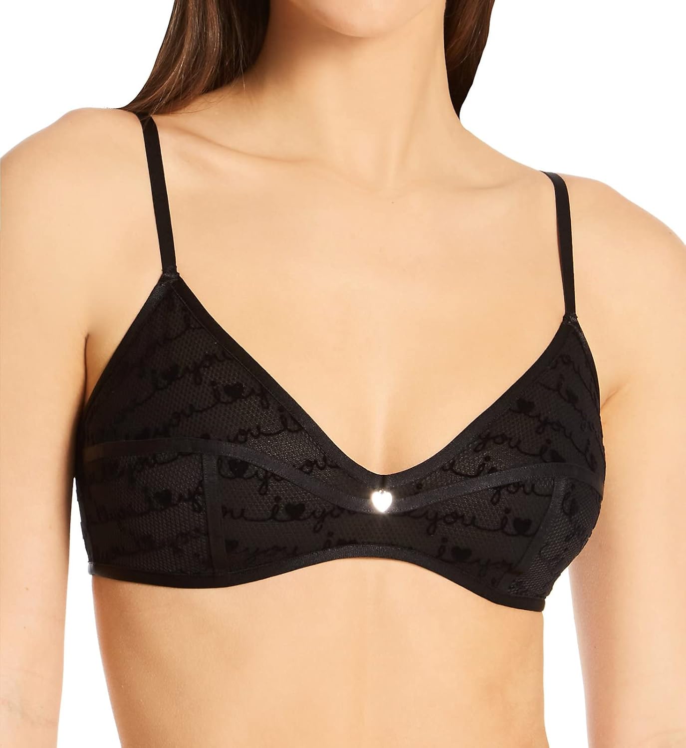 Calvin Klein I Heart You V-Day Unlined Triangle, Black
Calvin Klein I Heart You V-Day Unlined Triangle, Black