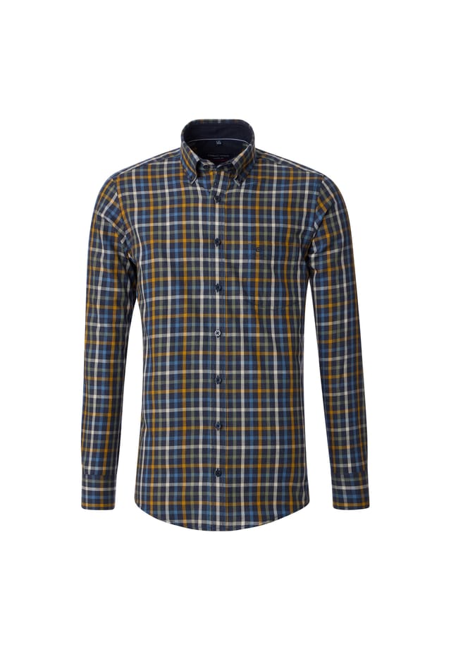 Рубашка свободного кроя в клетку Casamoda, синий
Рубашка свободного кроя в клетку Casamoda, синий