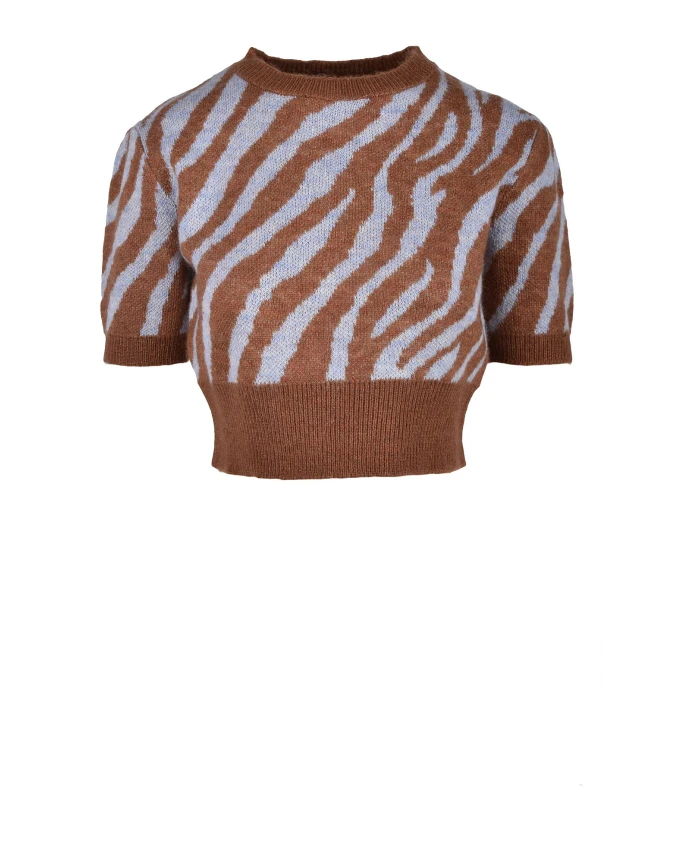 Женский свитер коричневого/небесно-голубого цвета Weili Zheng, коричневый
Женский свитер коричневого/небесно-голубого цвета Weili Zheng, коричневый