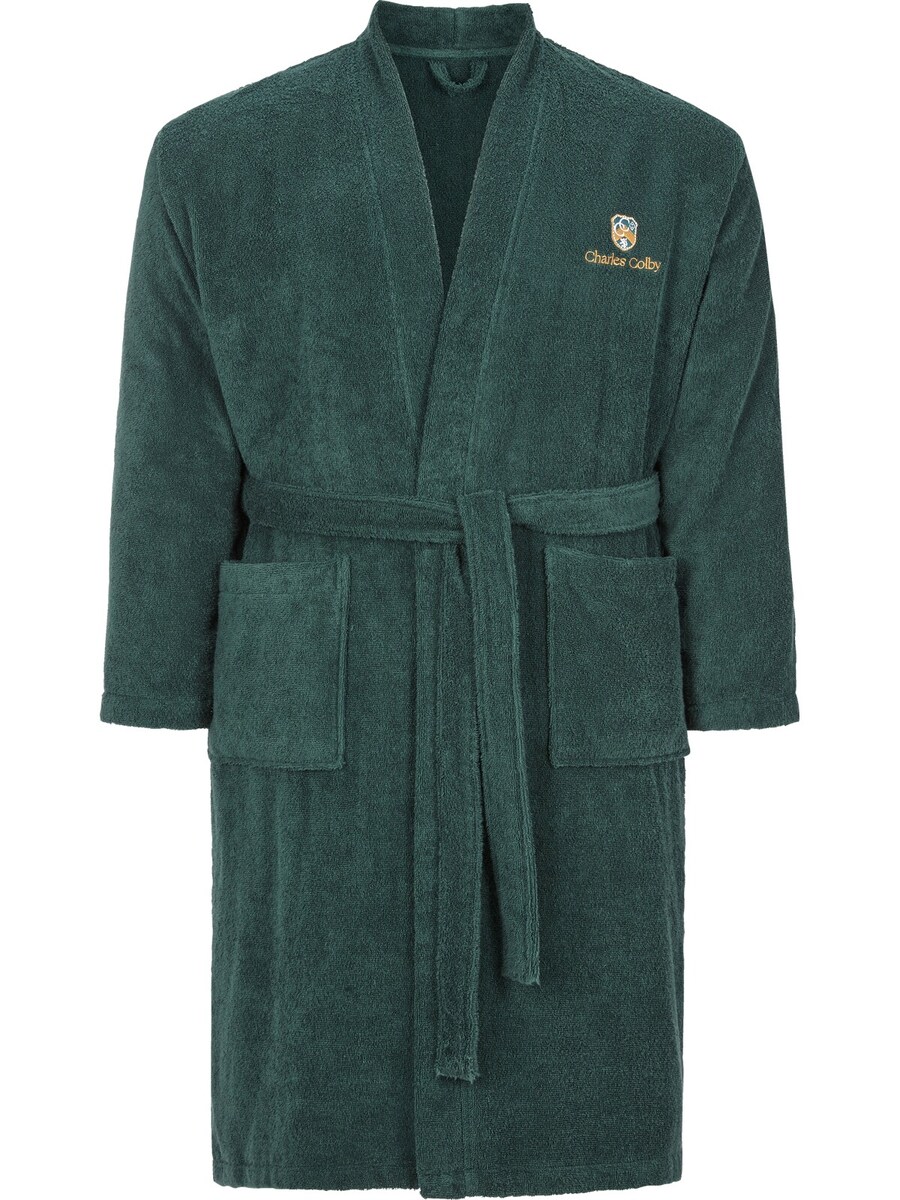 Длинный халат Charles Colby, цвет Petrol
Длинный халат Charles Colby, цвет Petrol