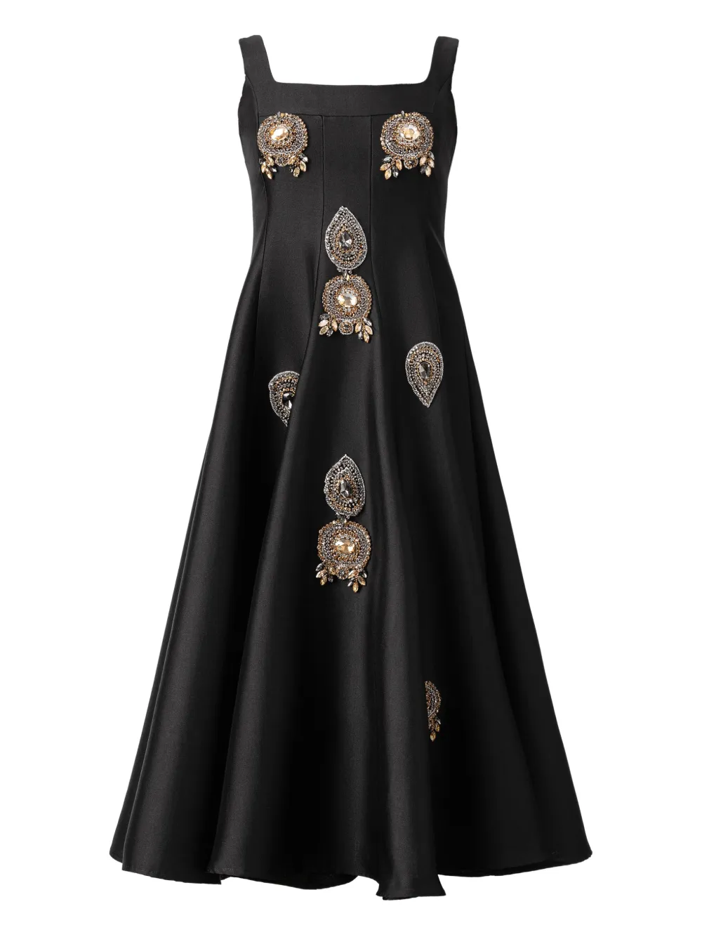 Украшенное миди-платье с квадратным вырезом Araftu, черный
Украшенное миди-платье с квадратным вырезом Araftu, черный