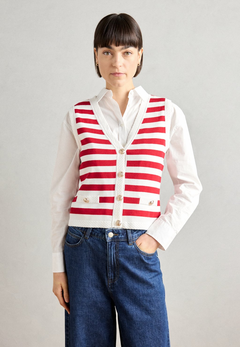 Жилет Morgan, кремовый
Жилет Morgan, кремовый