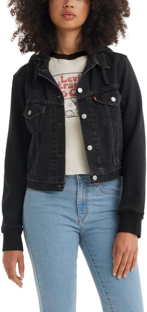 Женская куртка Levi's короткая джинсовая, черный
Женская куртка Levi's короткая джинсовая, черный