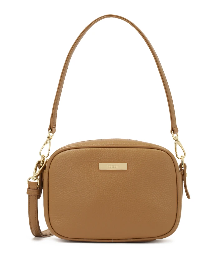 Классическая светло-коричневая сумка с ремешками Kazar, коричневый
Классическая светло-коричневая сумка с ремешками Kazar, коричневый