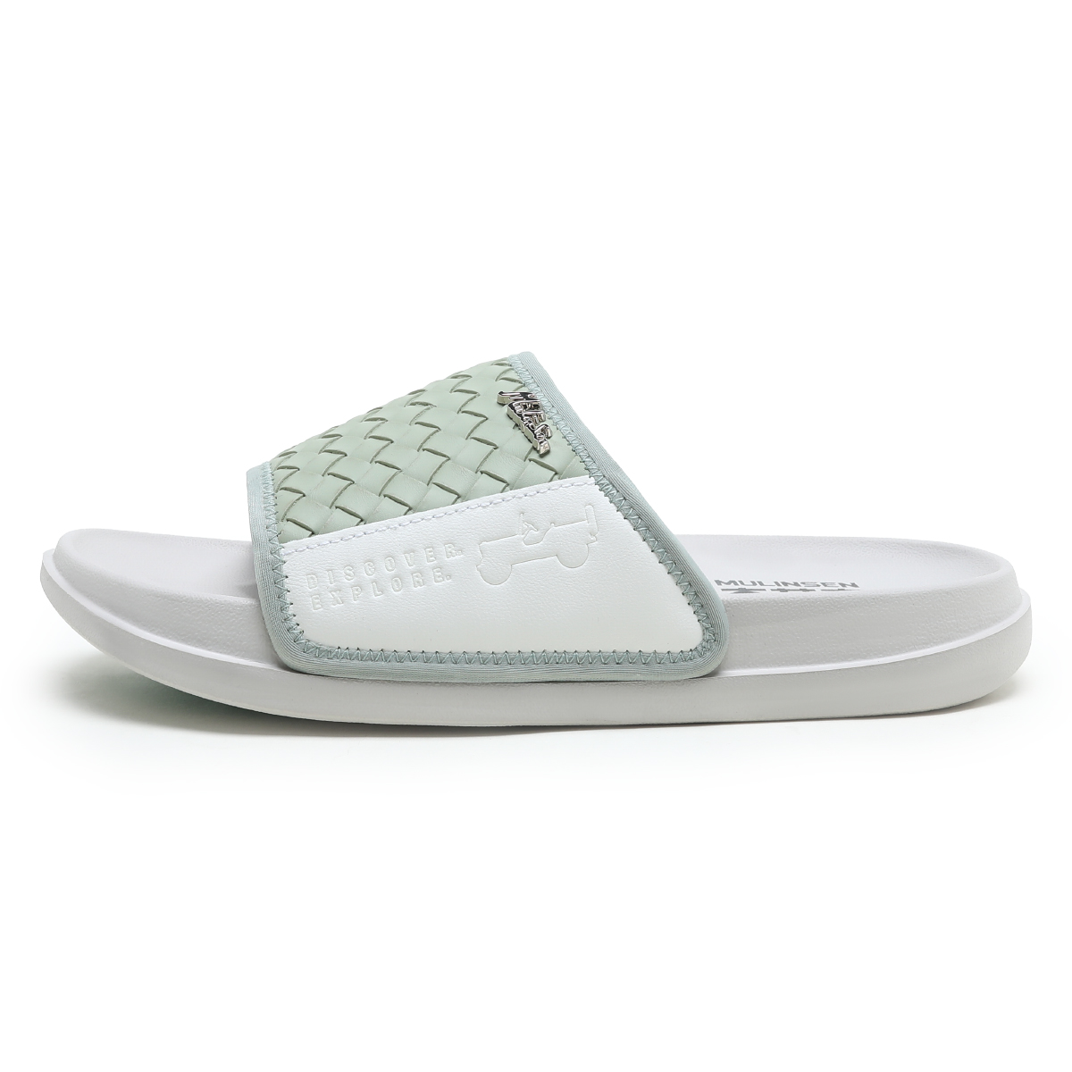 Mulinsen Тапочки-слайды мужские из ЭВА, устойчивые к истиранию, светло-зеленые
Mulinsen Тапочки-слайды мужские из ЭВА, устойчивые к истиранию, светло-зеленые