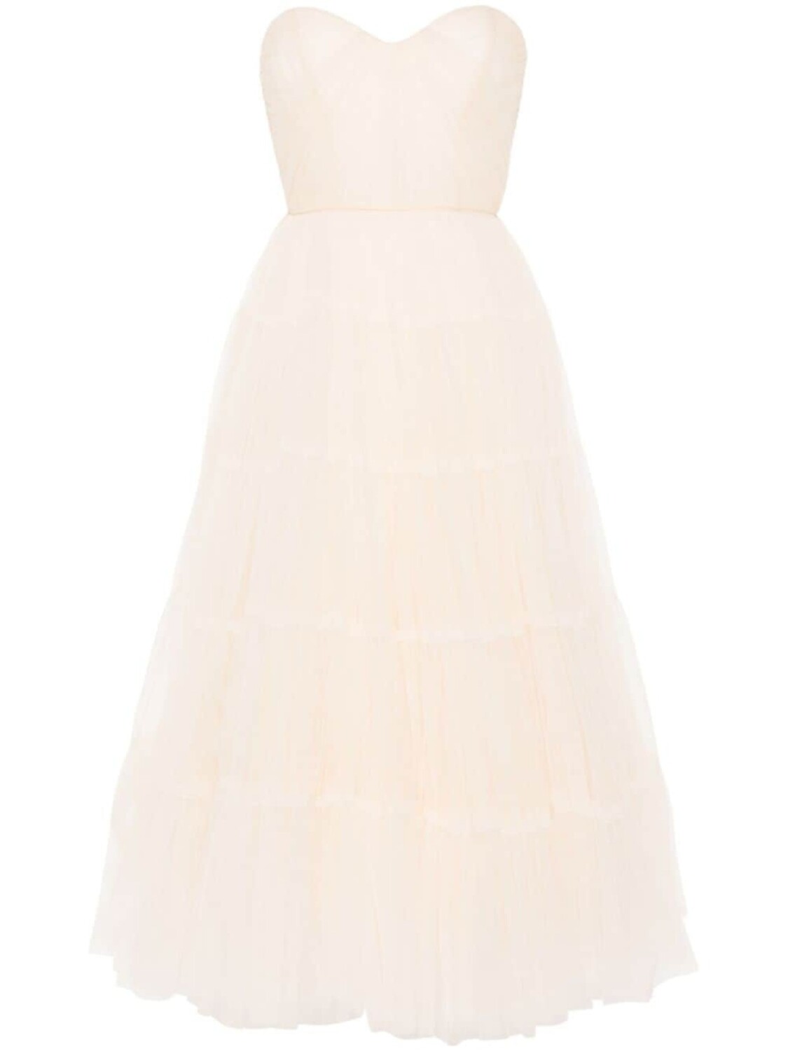 Ana Radu платье миди из тюля, нейтральный цвет
Ana Radu платье миди из тюля, нейтральный цвет