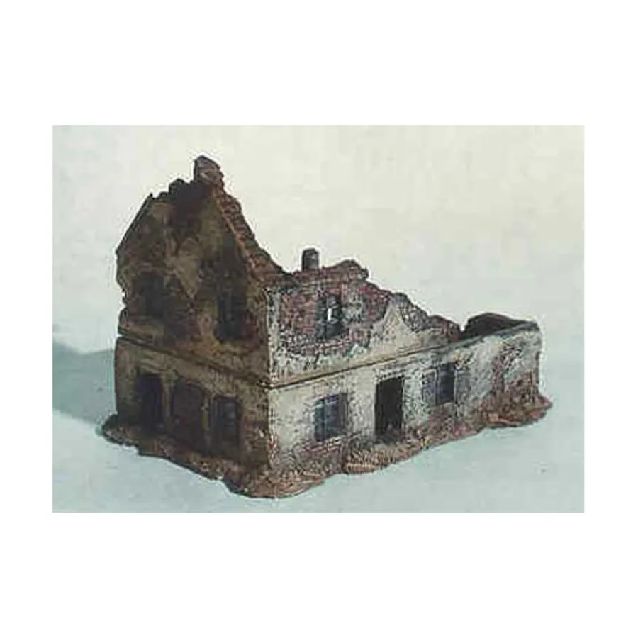 Дом - 2-этажный, разрушен, Terrain - Resin (20mm) (Monday Knight Productions)
Дом - 2-этажный, разрушен, Terrain - Resin (20mm) (Monday Knight Productions)