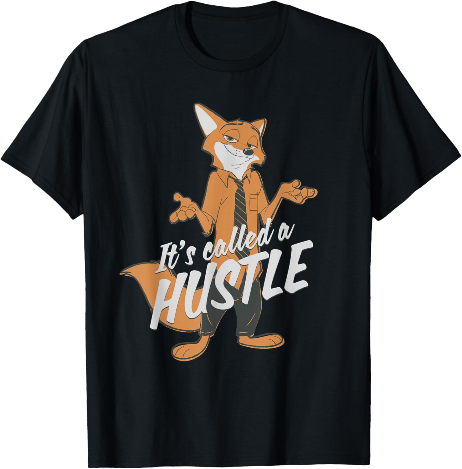 Футболка Disney Zootopia Nick Wild It's Called Hustle, черная
Футболка Disney Zootopia Nick Wild It's Called Hustle, черная