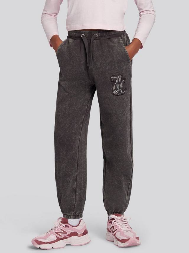 Детские джоггеры с логотипом diamante Juicy Couture, Black Oyster
Детские джоггеры с логотипом diamante Juicy Couture, Black Oyster