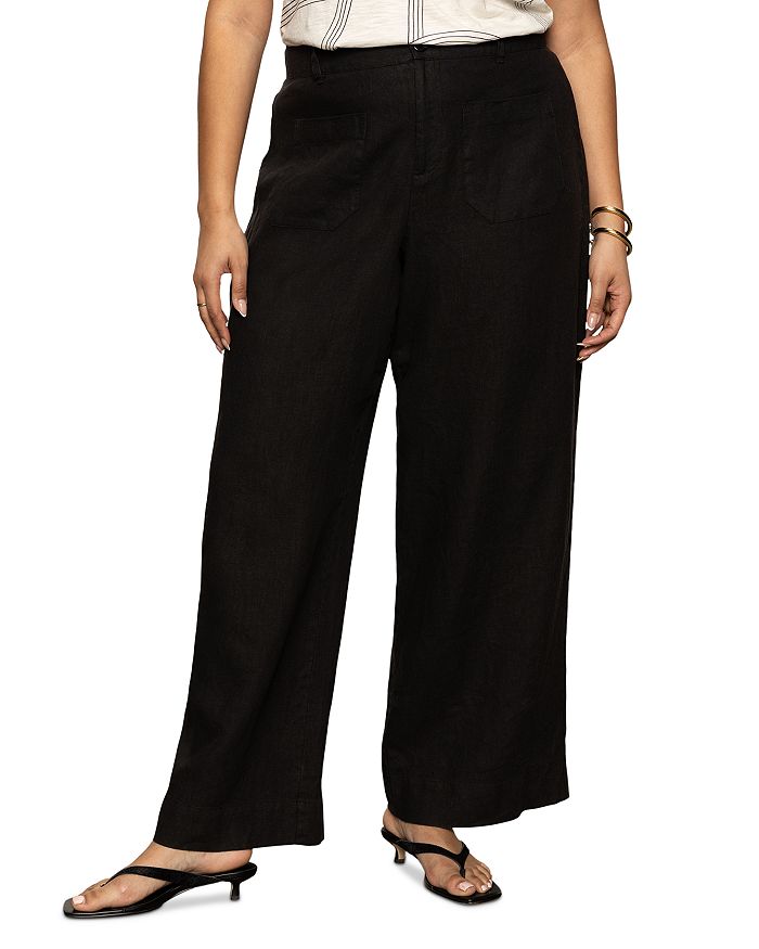 Льняные широкие брюки Marine Sanctuary, черный
Льняные широкие брюки Marine Sanctuary, черный