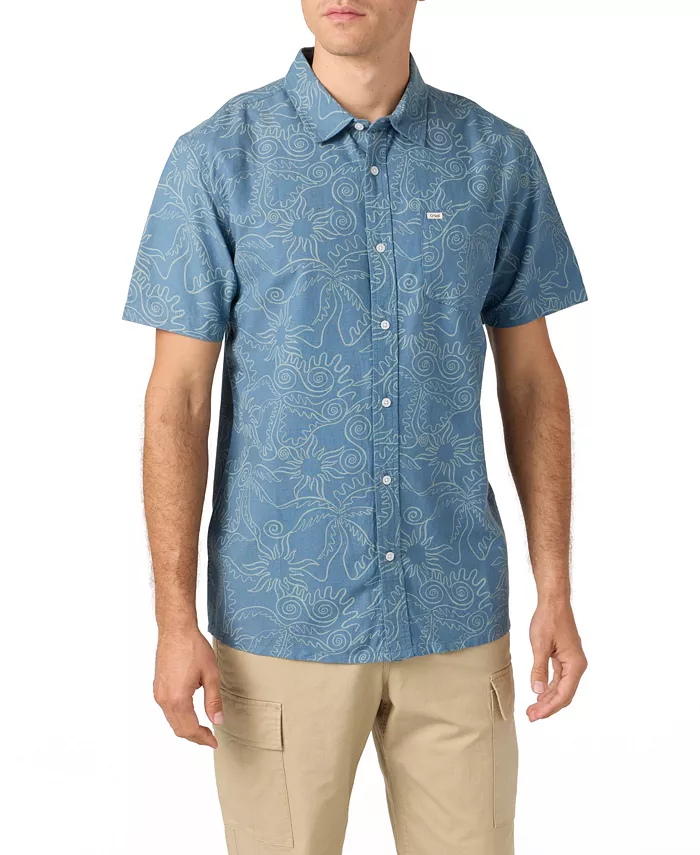 Мужская оригинальная стандартная рубашка Eco Print O'Neill, синий
Мужская оригинальная стандартная рубашка Eco Print O'Neill, синий