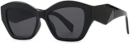 Модные солнцезащитные очки для женщин 2026 года: винтажные квадратные солнцезащитные очки в стиле ретро, черные женские очки «кошачий глаз» MTZJH, Black
Модные солнцезащитные очки для женщин 2026 года: винтажные квадратные солнцезащитные очки в стиле ретро, черные женские очки «кошачий глаз» MTZJH, Black