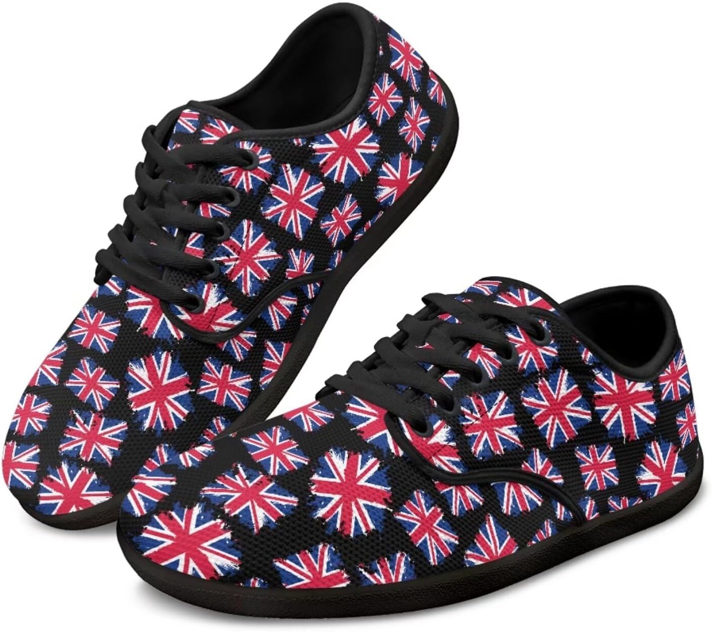 Мужские походные кроссовки Jeiento с американским флагом, широким носком и нескользящей подошвой, модель Patriots, Uk Flag
Мужские походные кроссовки Jeiento с американским флагом, широким носком и нескользящей подошвой, модель Patriots, Uk Flag