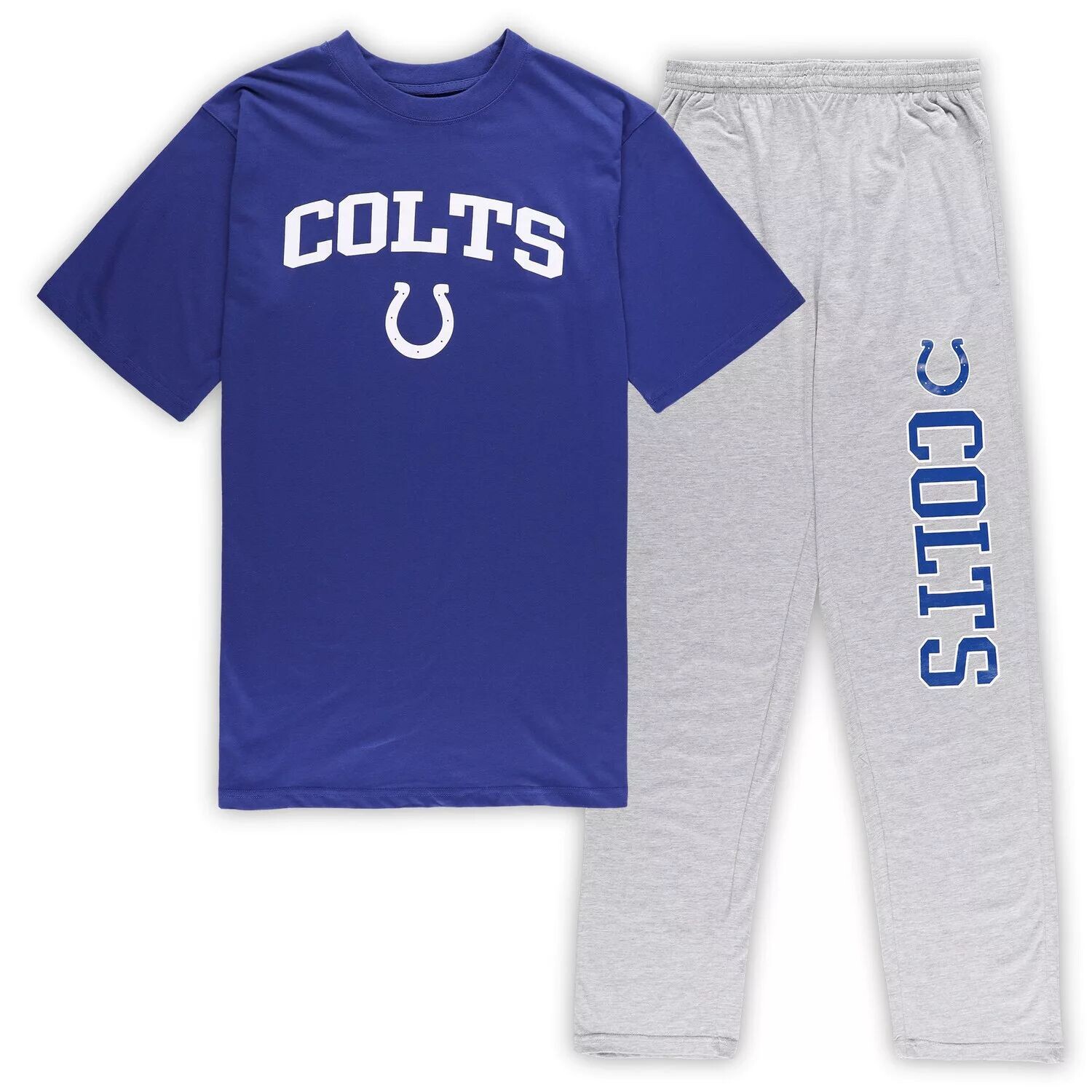 Мужской комплект для сна с футболкой и брюками Concepts Sport Royal/Heather Grey Indianapolis Colts Big & Tall
Мужской комплект для сна с футболкой и брюками Concepts Sport Royal/Heather Grey Indianapolis Colts Big & Tall