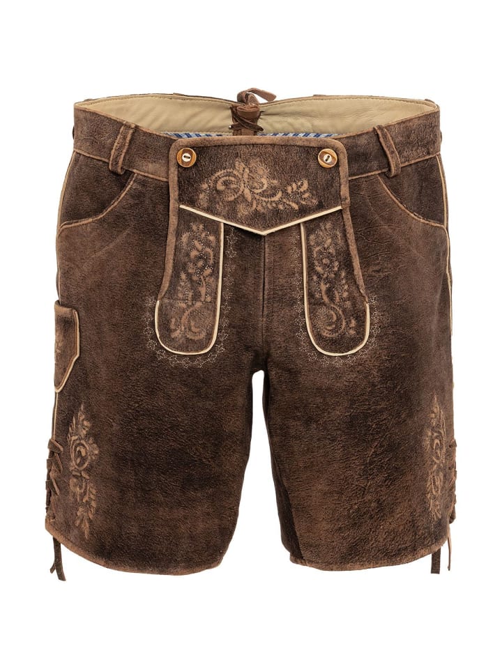 Кожаные брюки FAY темно-коричневого цвета Spieth & Wensky
Кожаные брюки FAY темно-коричневого цвета Spieth & Wensky