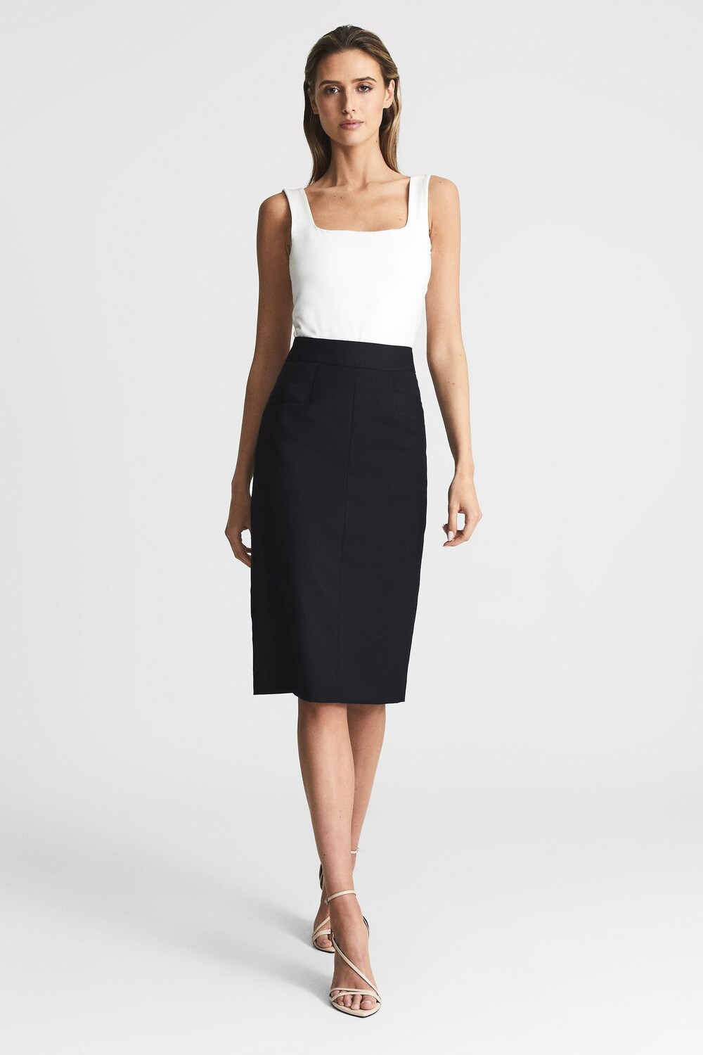 Приталенная юбка-карандаш Haisley Reiss, синий
Приталенная юбка-карандаш Haisley Reiss, синий