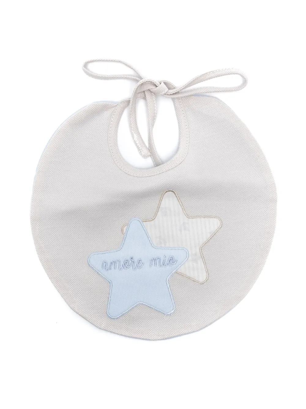 Нагрудник с вышитой надписью La Stupenderia, нейтральный
Нагрудник с вышитой надписью La Stupenderia, нейтральный