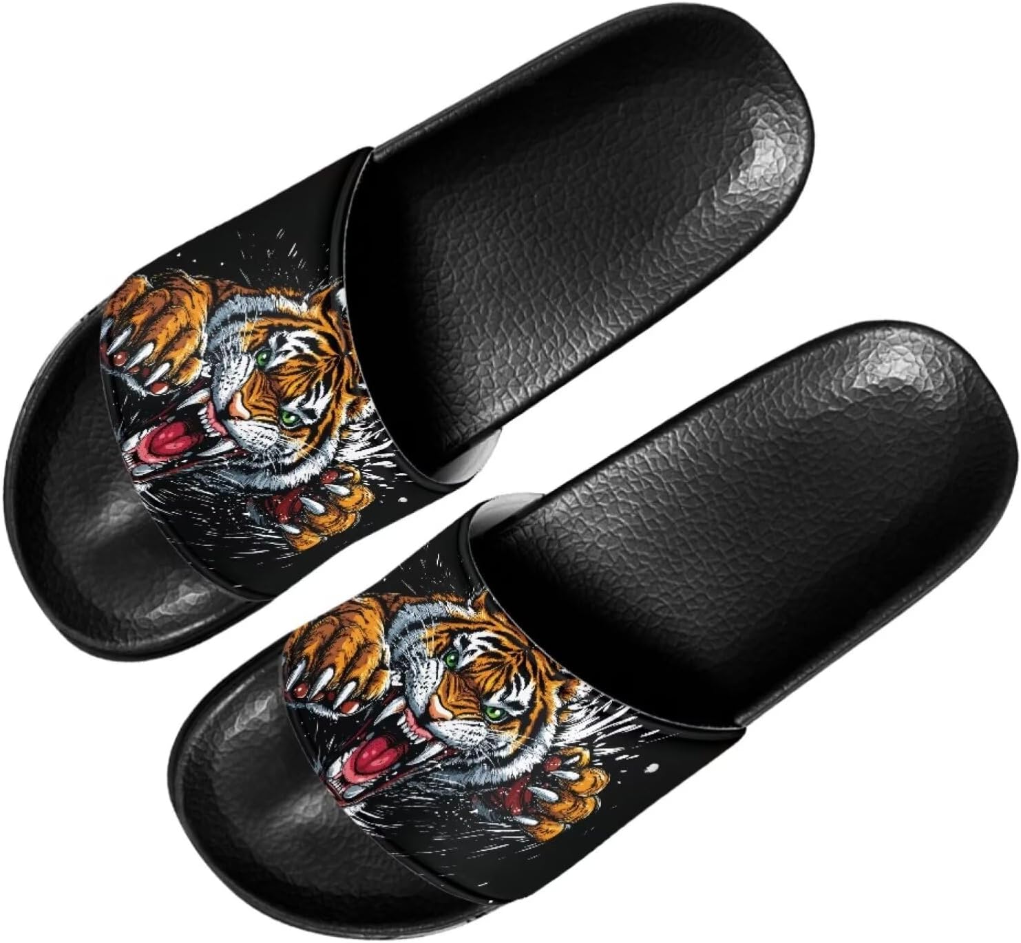 Женские повседневные шлепанцы Forchrinse Black Cat с нотками музыки, мягкие нескользящие открытые тапочки, шлепанцы с плоской подошвой из ЭВА, Tiger
Женские повседневные шлепанцы Forchrinse Black Cat с нотками музыки, мягкие нескользящие открытые тапочки, шлепанцы с плоской подошвой из ЭВА, Tiger