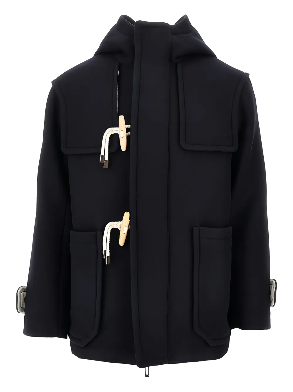 Дуфлкот из шерсти с капюшоном и застежкой на_toggle_ Emporio Armani, синий
Дуфлкот из шерсти с капюшоном и застежкой на_toggle_ Emporio Armani, синий