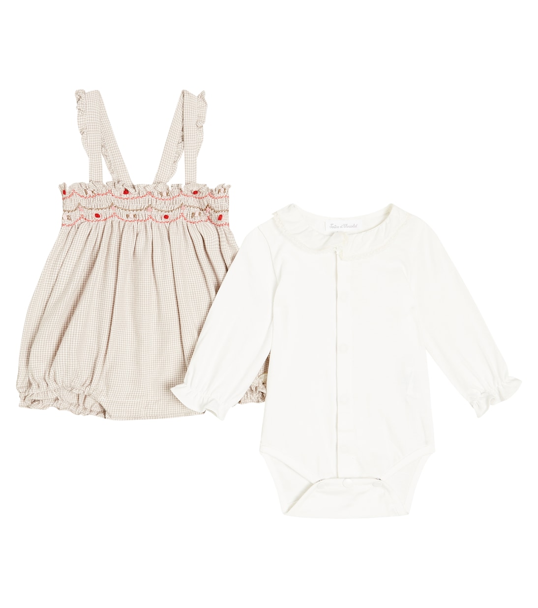 Комплект из детского боди и комбинезона Tartine et Chocolat, Bois De Rose
Комплект из детского боди и комбинезона Tartine et Chocolat, Bois De Rose