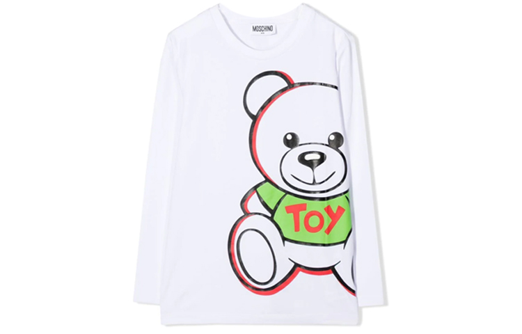 Детская футболка с круглым вырезом, средней толщины Moschino, белый
Детская футболка с круглым вырезом, средней толщины Moschino, белый