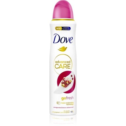 Дезодорант и антиперспирант Dove Advanced Care Go Fresh Pomegranate Lemon Verbena 150 мл
Дезодорант и антиперспирант Dove Advanced Care Go Fresh Pomegranate Lemon Verbena 150 мл