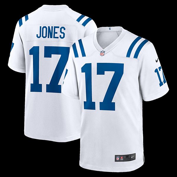 Мужская игровая футболка Daniel Jones Indianapolis Colts белая Nike
Мужская игровая футболка Daniel Jones Indianapolis Colts белая Nike