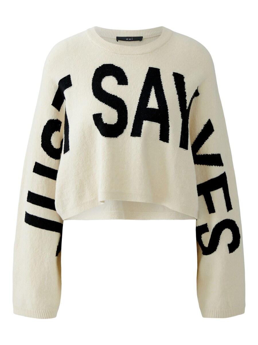 Свитер OUI, кремовый
Свитер OUI, кремовый