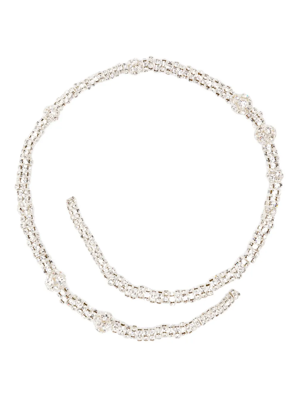 Ожерелье-спираль, украшенное кристаллами Magda Butrym, серебряный
Ожерелье-спираль, украшенное кристаллами Magda Butrym, серебряный