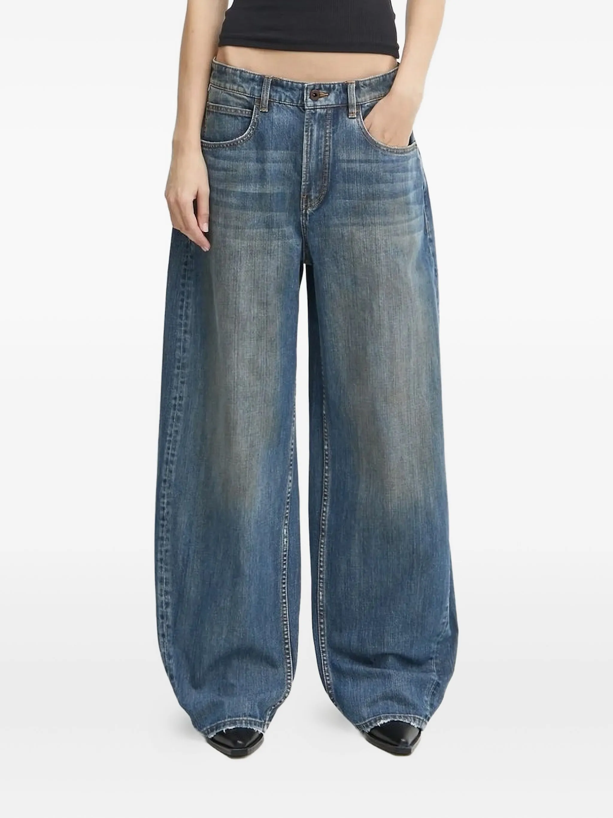 Джинсы свободного кроя с заниженной талией Miss Sixty, синий
Джинсы свободного кроя с заниженной талией Miss Sixty, синий