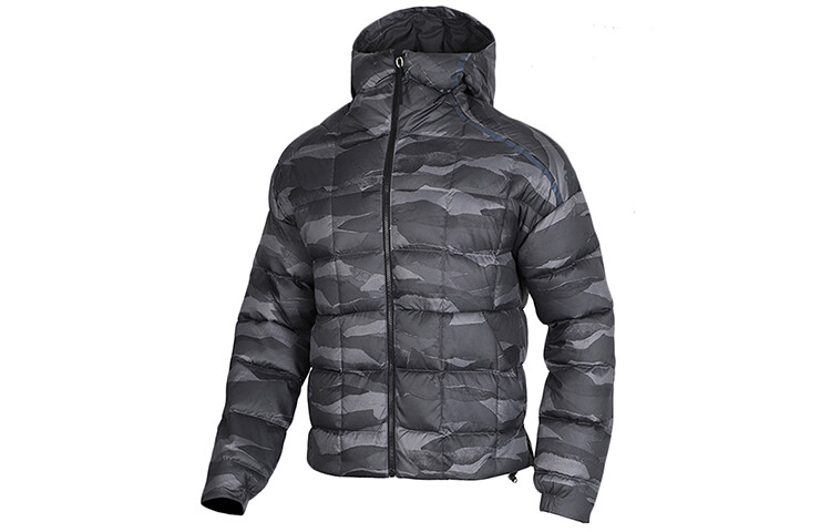 Пуховик мужской черный Adidas, черный 
Пуховик мужской черный Adidas, черный