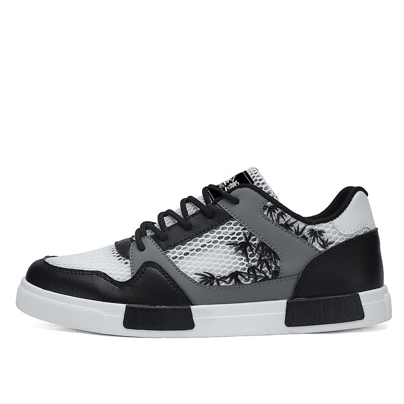 Jinho Мужские скейтерские кроссовки низкие черно-серые с бело-черным, цвет White Black
Jinho Мужские скейтерские кроссовки низкие черно-серые с бело-черным, цвет White Black