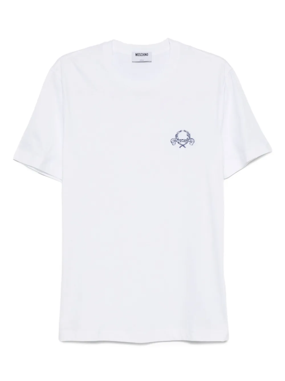 Футболка с вышитым логотипом Moschino, белый
Футболка с вышитым логотипом Moschino, белый