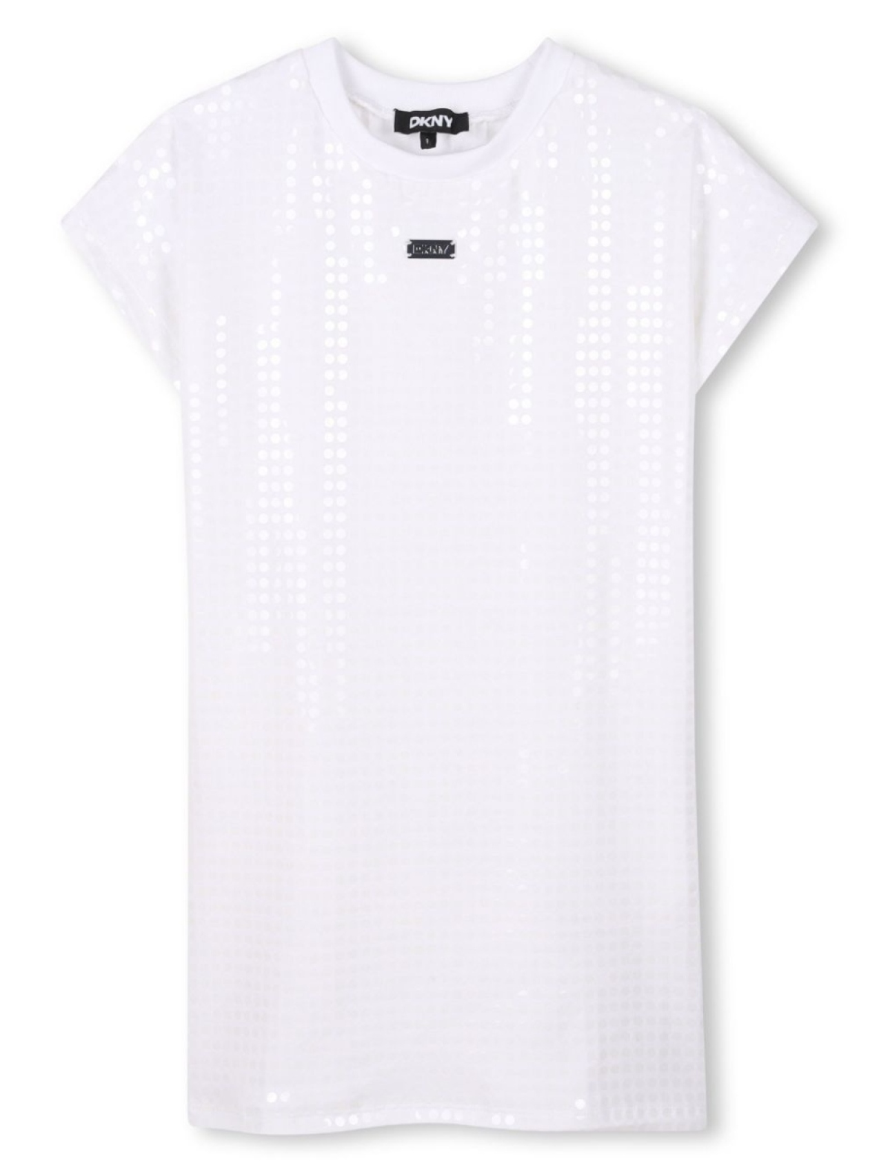 Dkny Kids платье-футболка с пайетками, белый
Dkny Kids платье-футболка с пайетками, белый
