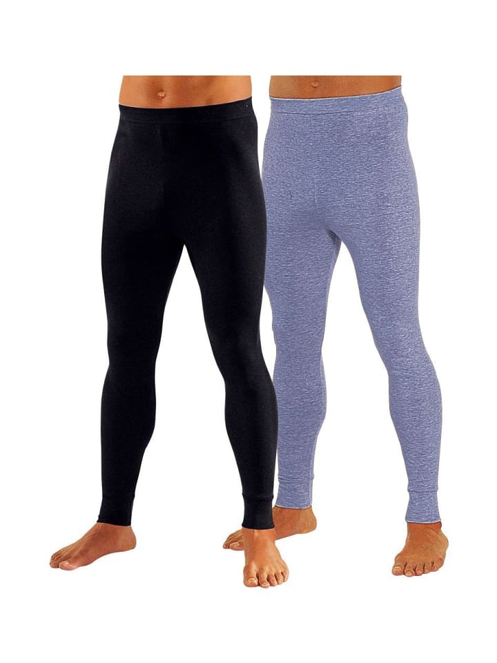 CLIPPER Длинное нижнее белье черного и синего меланжевого цвета
CLIPPER Длинное нижнее белье черного и синего меланжевого цвета