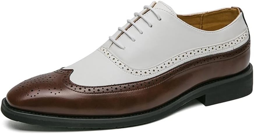 Мужские оксфорды вечерние с шнуровкой, двухцветные с тиснением, крыловидный носок, из искусственной кожи, противоскользящие, на каблуке, резиновая подошва, устойчивая к скольжению, для деловой одежды (Цвет: коричневый.5) Evser
Мужские оксфорды вечерние с шнуровкой, двухцветные с тиснением, крыловидный носок, из искусственной кожи, противоскользящие, на каблуке, резиновая подошва, устойчивая к скольжению, для деловой одежды (Цвет: коричневый.5) Evser
