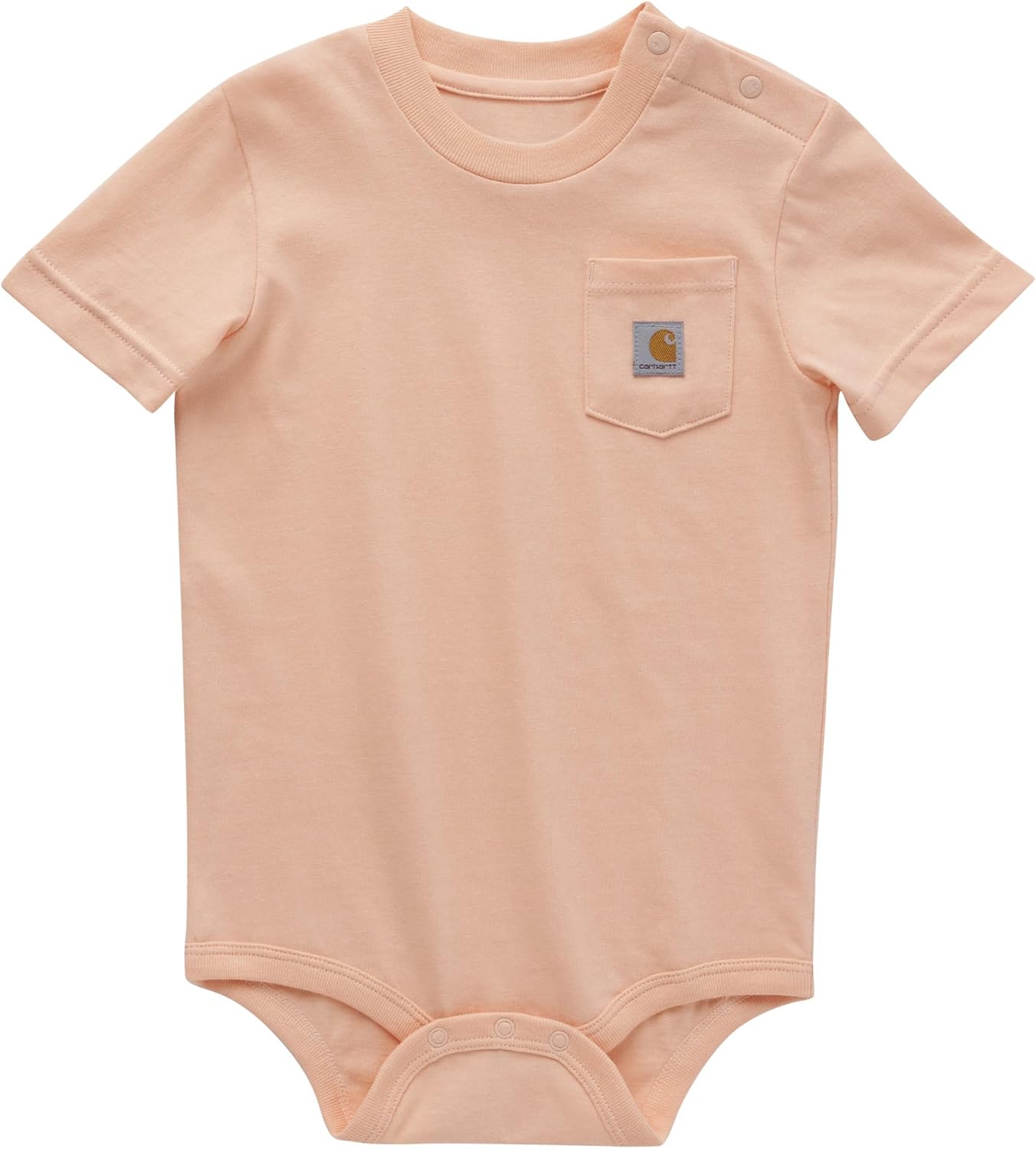 Carhartt Unisex Baby Short-sleeve Bodysuit With Pocket, Tropical Peach
Carhartt Unisex Baby Short-sleeve Bodysuit With Pocket, Tropical Peach