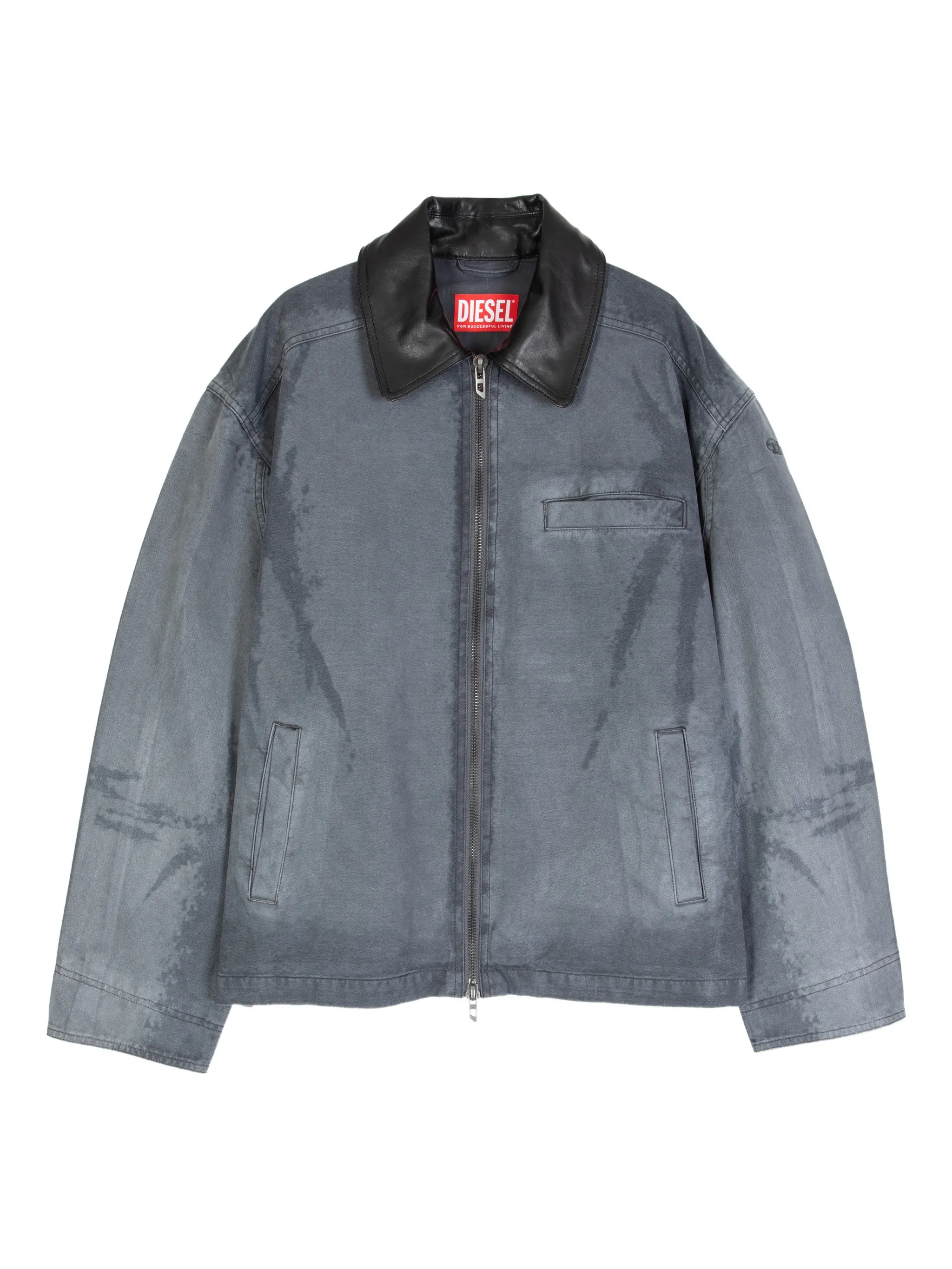 Куртка Livery с кожаным воротником Diesel, серый
Куртка Livery с кожаным воротником Diesel, серый