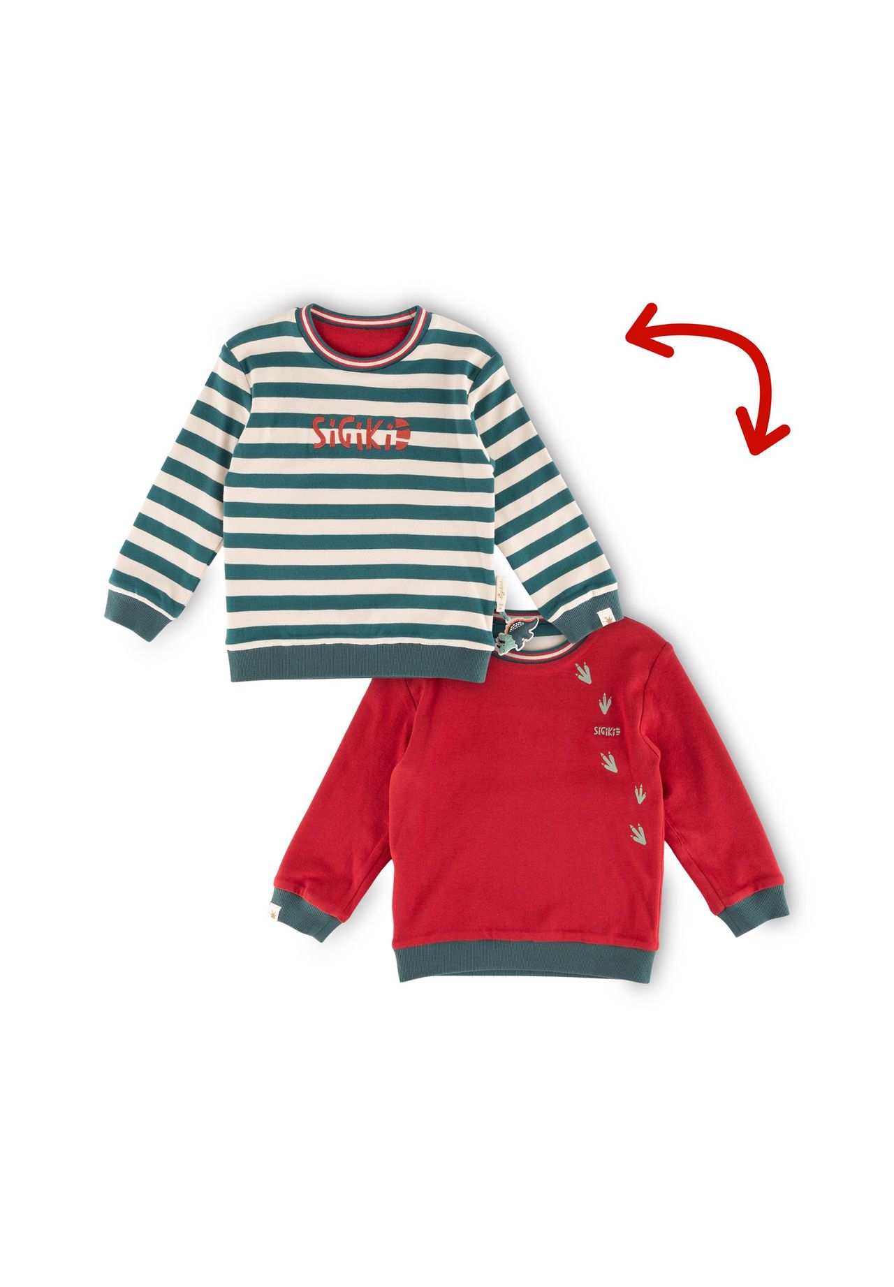 Двусторонняя рубашка Dino World, для детей Sigikid, цвет Rot/petrol
Двусторонняя рубашка Dino World, для детей Sigikid, цвет Rot/petrol