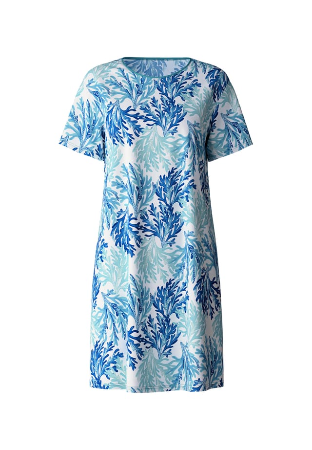 Ночная рубашка с короткими рукавами длина 95 см прибрежные мечты Calida, цвет ice green
Ночная рубашка с короткими рукавами длина 95 см прибрежные мечты Calida, цвет ice green