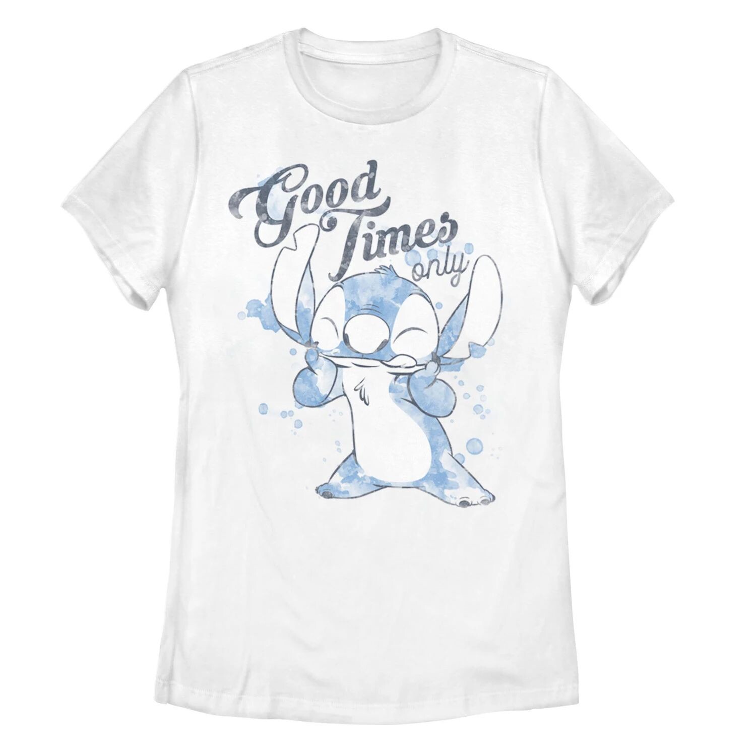 Детская футболка Disney's Lilo & Stitch Good Times Only с портретным рисунком и рисунком Licensed Character 
Детская футболка Disney's Lilo & Stitch Good Times Only с портретным рисунком и рисунком Licensed Character