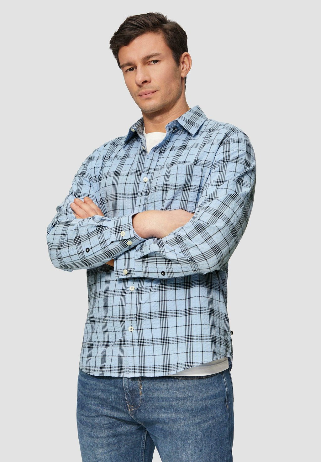 Рубашка REGULAR FIT KARIERTES MIT KENTKRAGEN s.Oliver, светло-голубой
Рубашка REGULAR FIT KARIERTES MIT KENTKRAGEN s.Oliver, светло-голубой