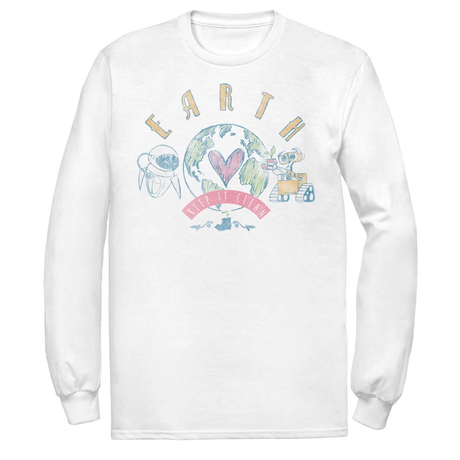 Мужская футболка Disney/Pixar Wall-E Eve Earth Keep It Clean Disney / Pixar
Мужская футболка Disney/Pixar Wall-E Eve Earth Keep It Clean Disney / Pixar