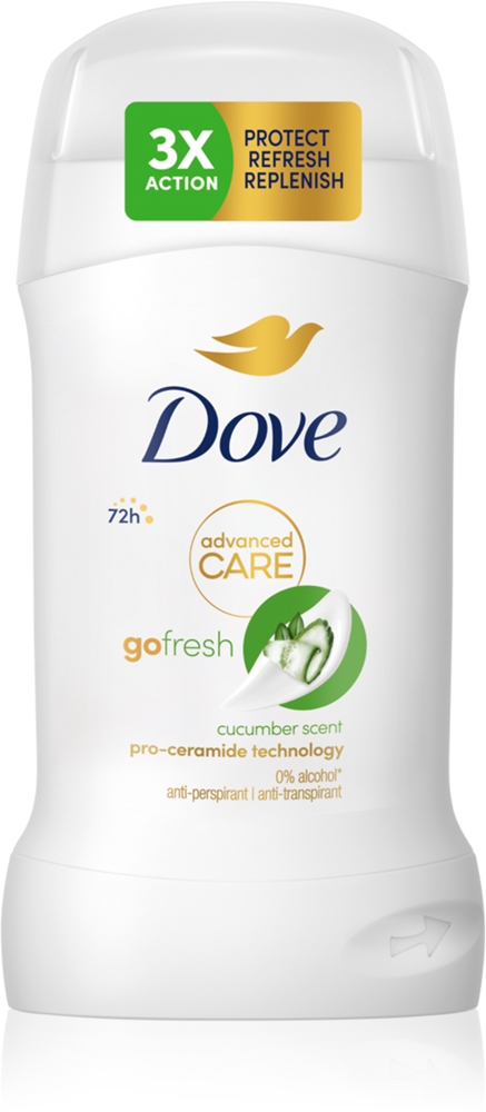 Антиперспирант-Стик Advanced Care Go Fresh для женщин Dove, 50 мл
Антиперспирант-Стик Advanced Care Go Fresh для женщин Dove, 50 мл