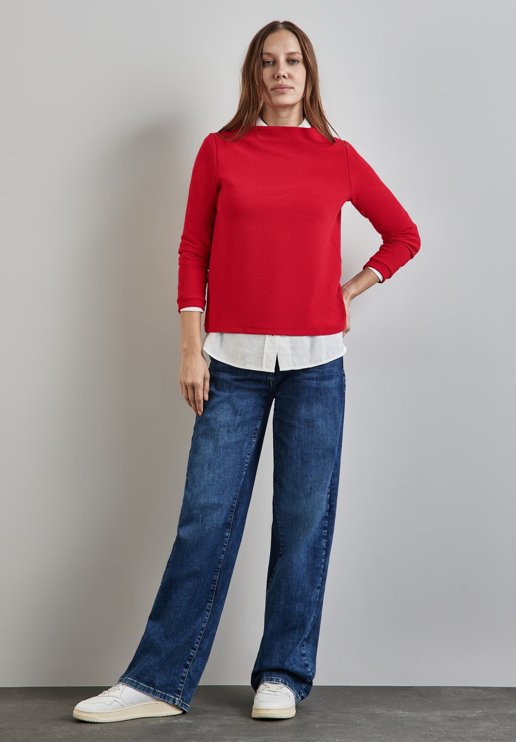 Топ с длинными рукавами Street One, красный
Топ с длинными рукавами Street One, красный